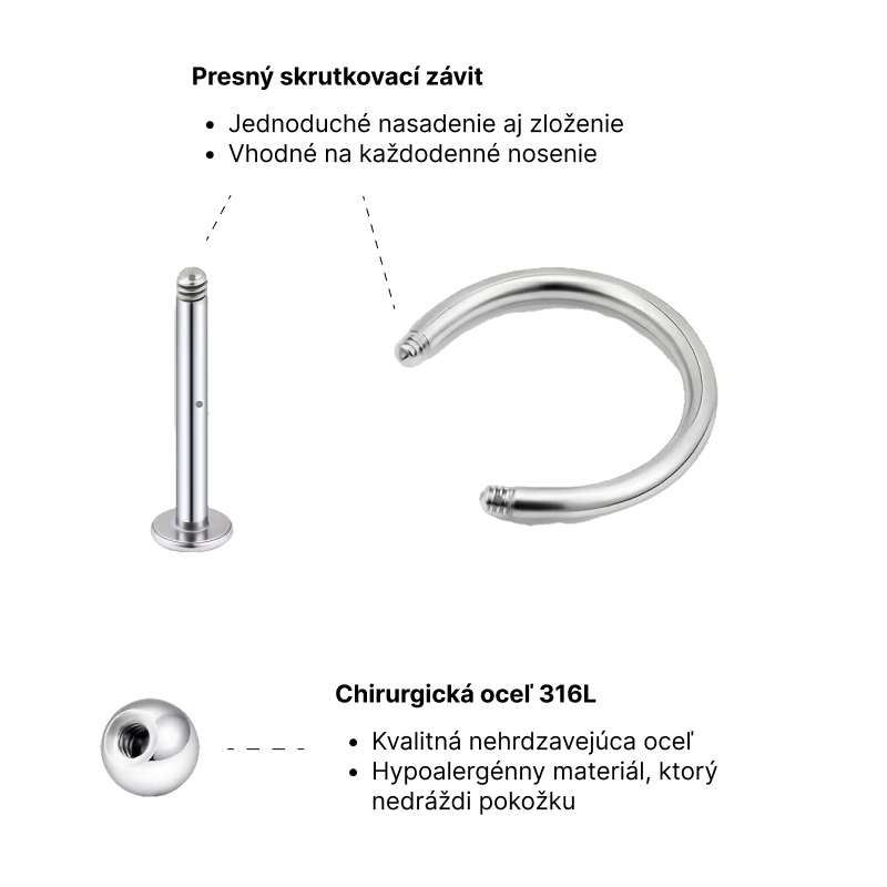 Sada piercingů 4 SK